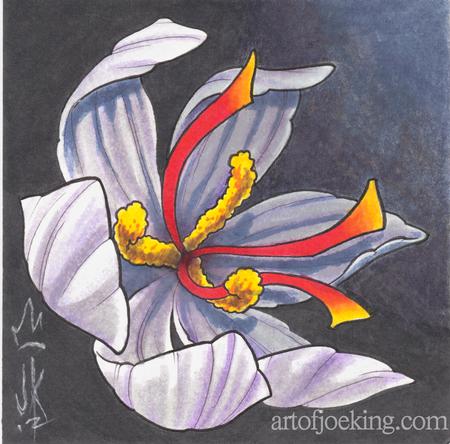 Tattoos - saffron illustration - 68799